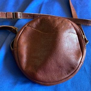 Portland leather goods crossbody